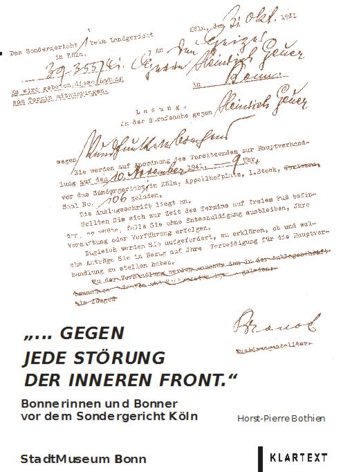 Bonnerinnen und Bonner vor dem Sondergericht Köln